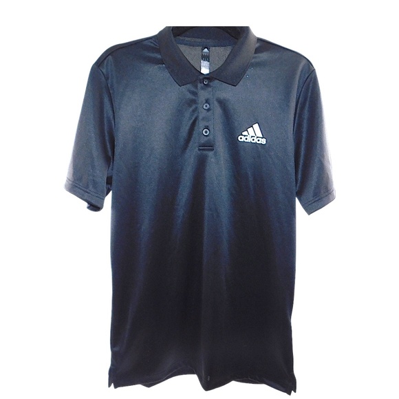 Adidas Men’s AEROREADY Polo Shirt Black Size Small NWT - Picture 1 of 7